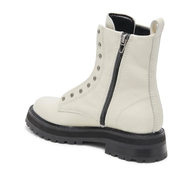 NEW DOLCE VITA Leather Ranier Booties in off white for women 925 4t2 - Picture 5 of 7